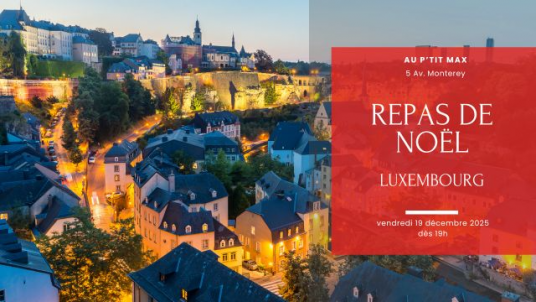 Repas de Noël au Luxembourg