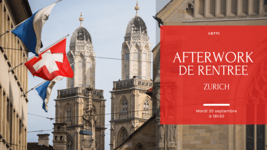 Afterwork de rentrée à Zurich